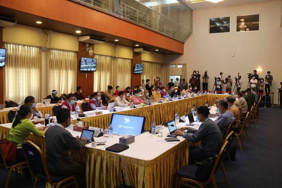6th Negotiation Meeting between Government and NCA-S EAO held in NRPC, Yangon this morning